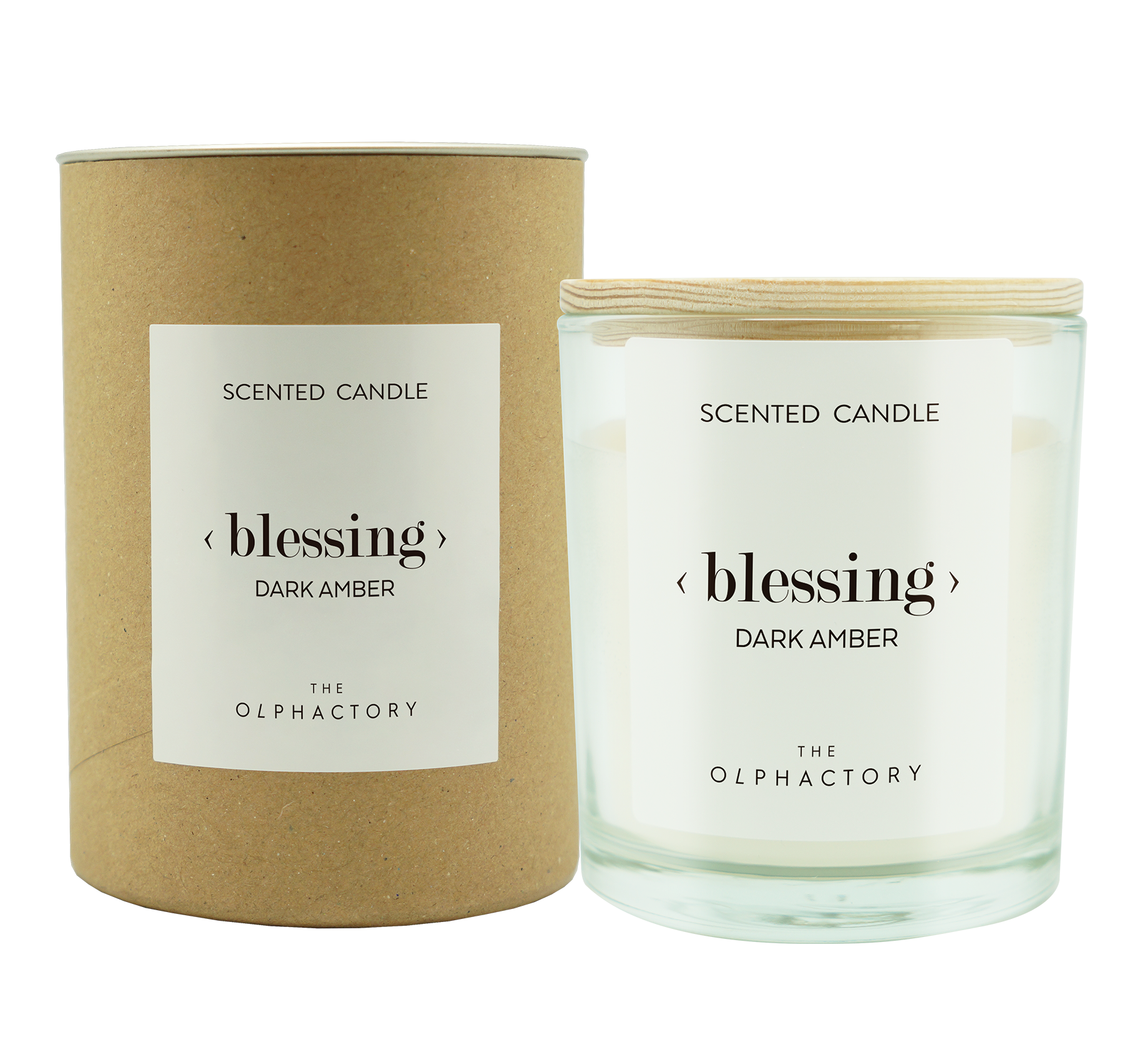 Duftkerze M - Dark Amber