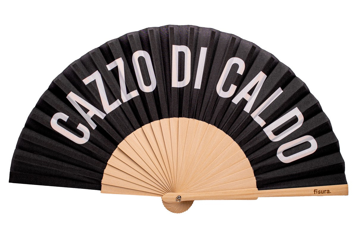 Fächer Cazzo di Caldo schwarz