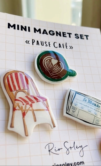 Mini Magnet Set - Pause Cafe