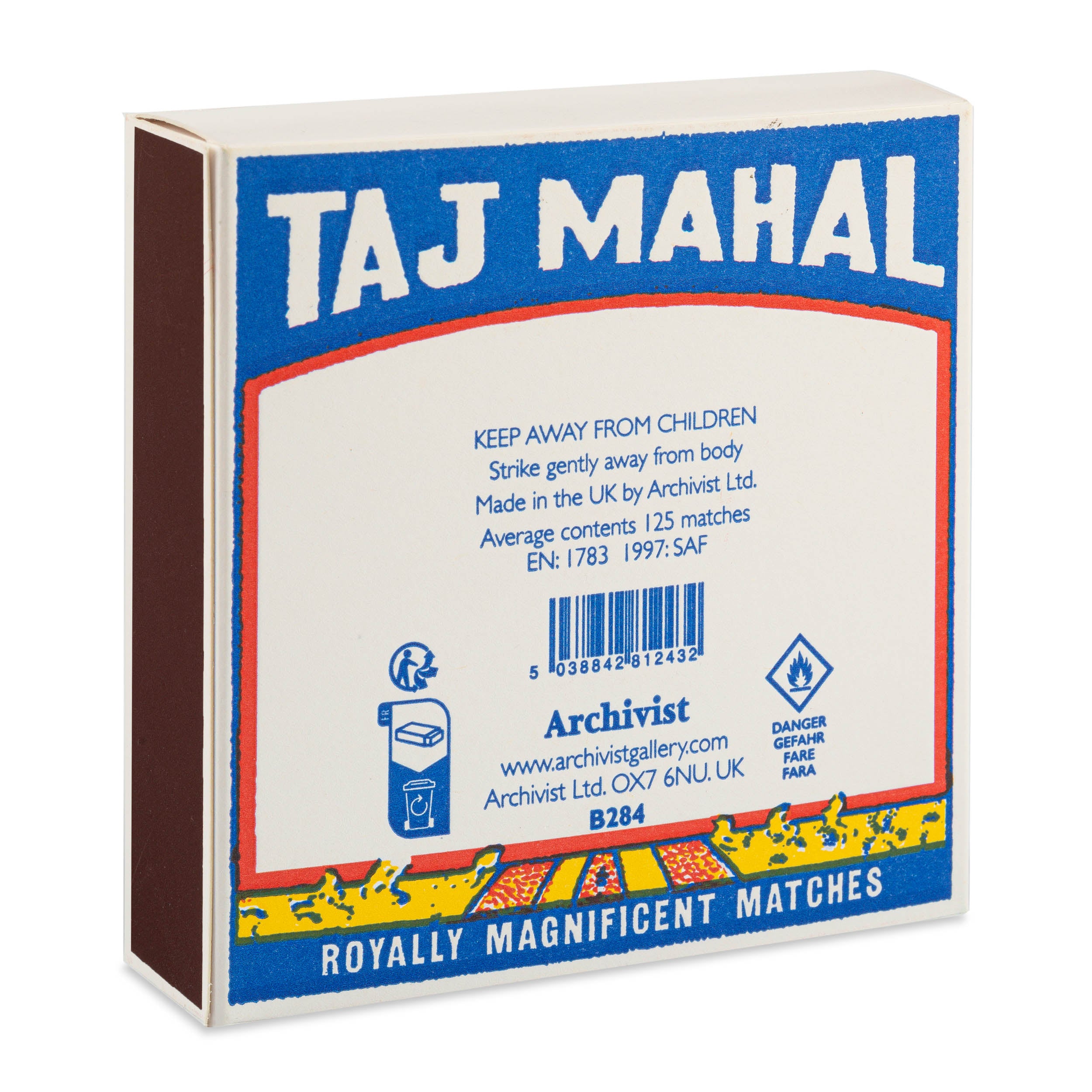 Streichhölzer Taj Mahal