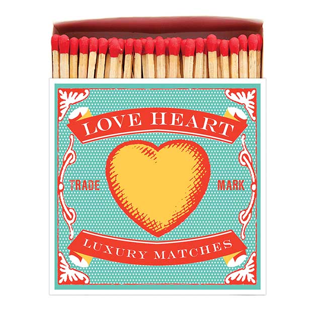 Streichhölzer Love Heart