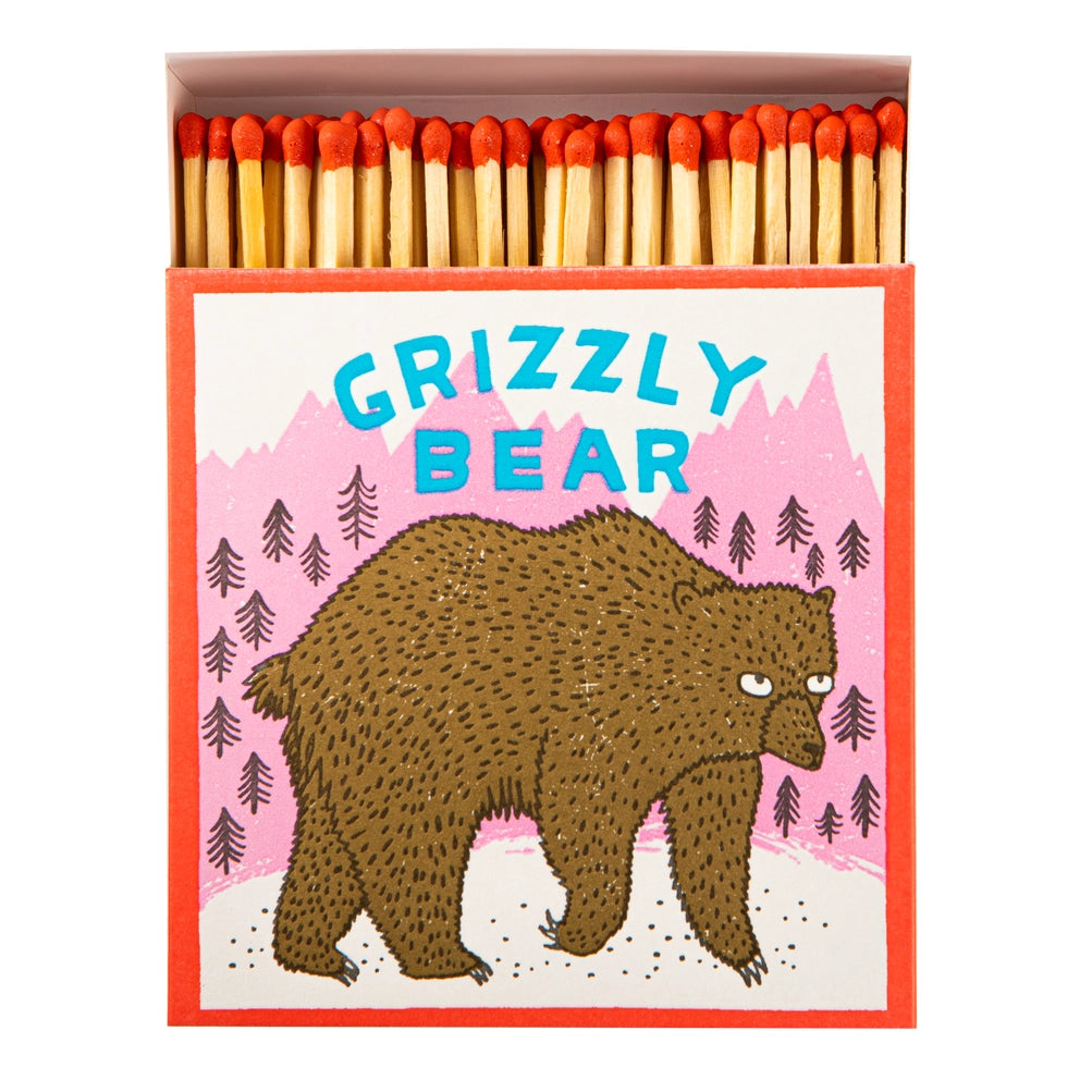 Streichhölzer Grizzly Bear