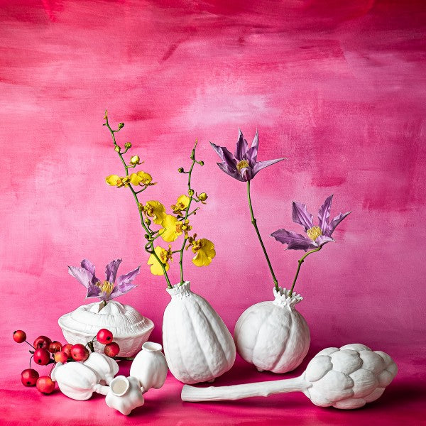 Deko Objekt "Fructus Artichoke" weiss