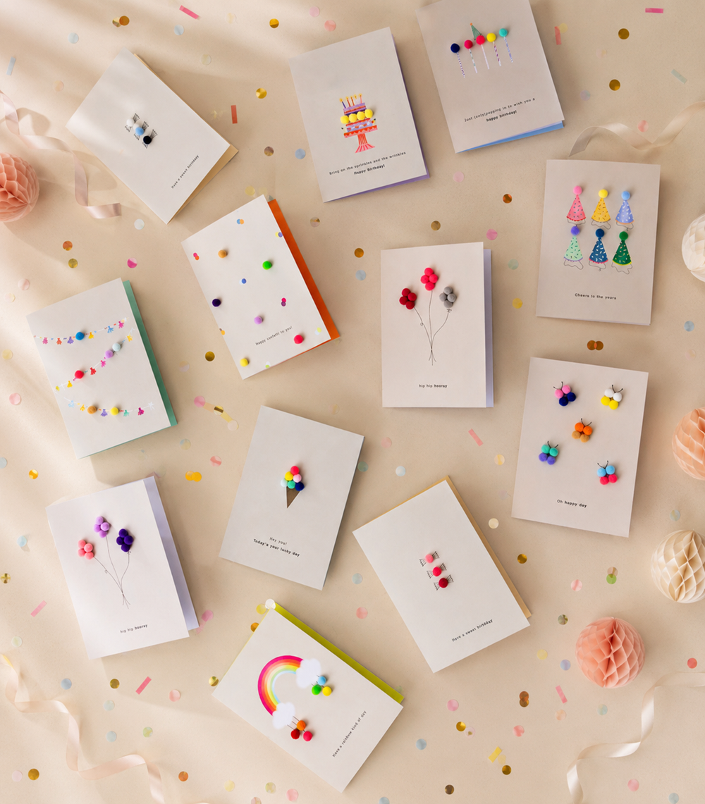 Postkarte Happy Confetti