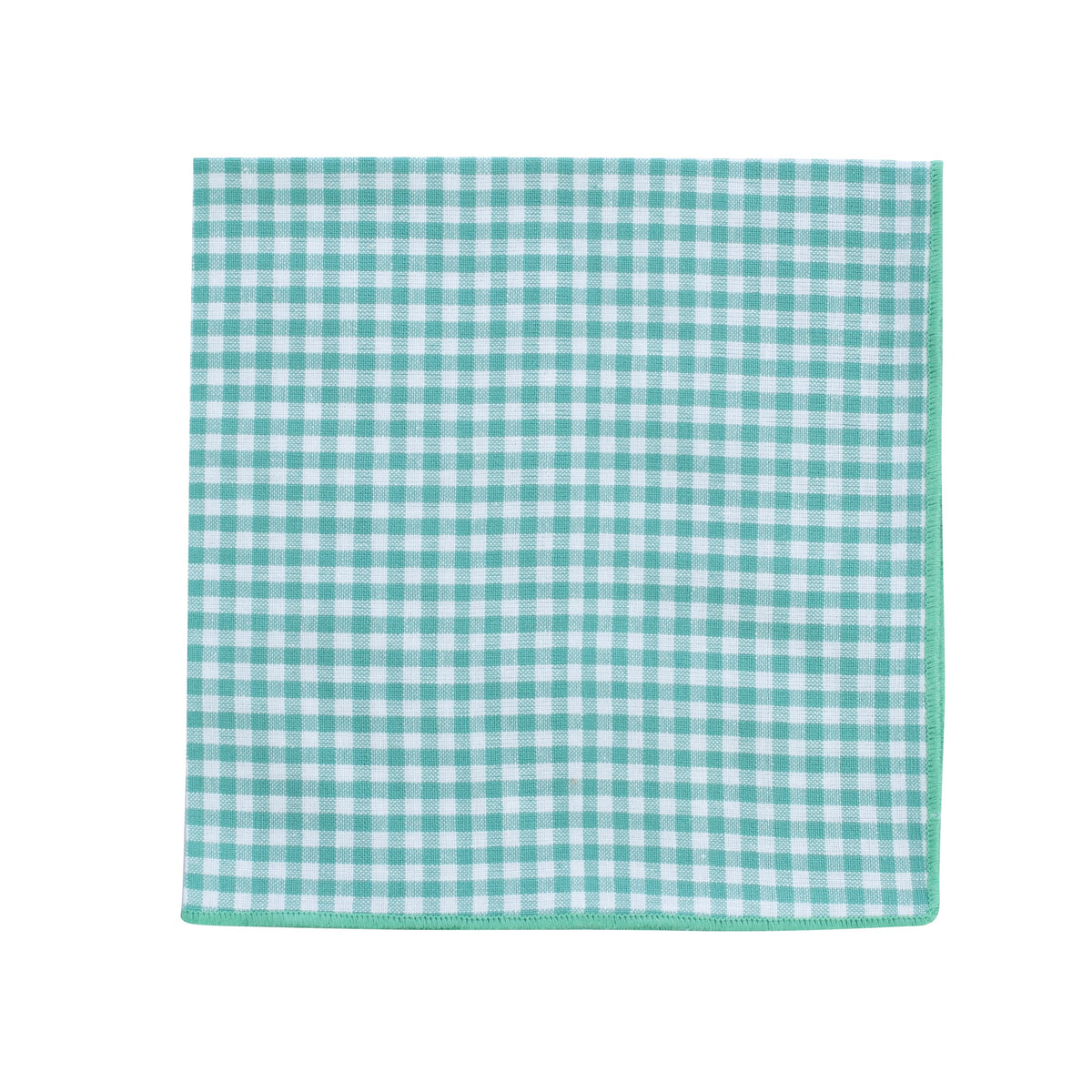 Serviette Elli mint/weiss Karo 0.5cm