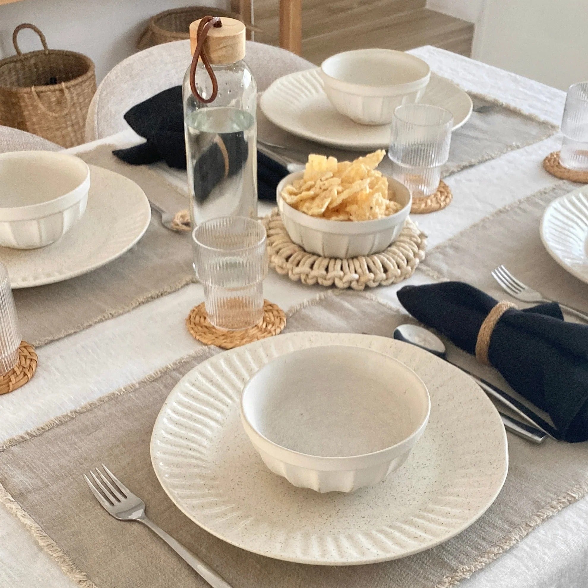 Leinen Serviette 45x45 cm