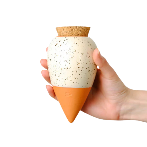 Olla - Weiss gesprenkelt