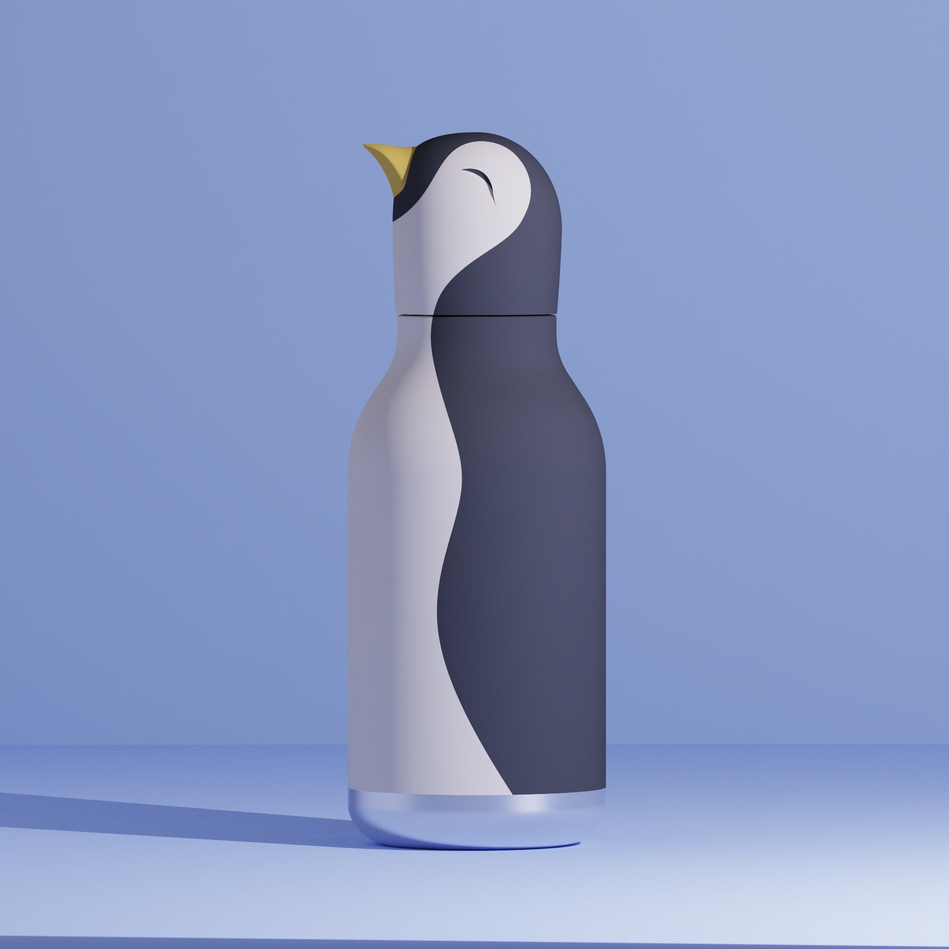 Trinkflasche Bestie Bottle - Pinguin