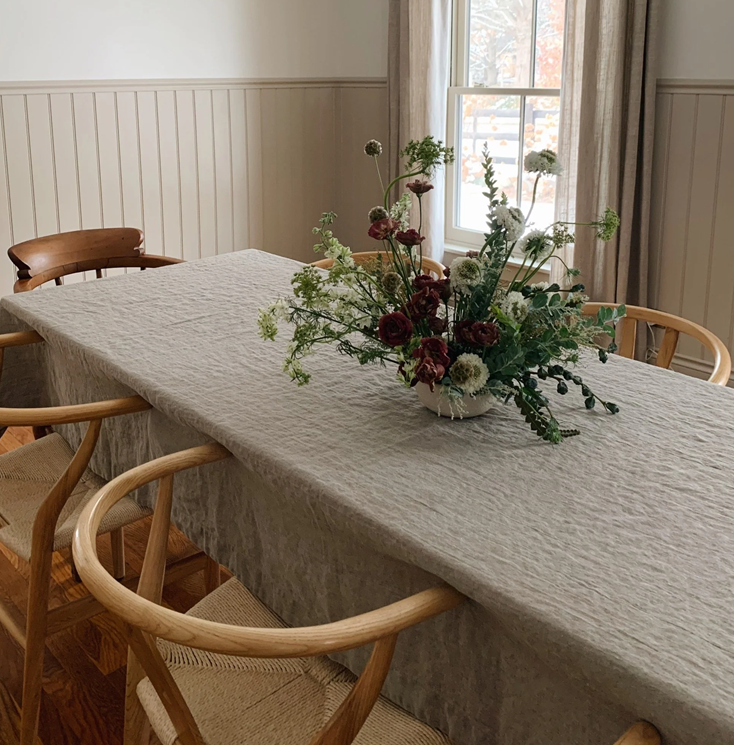 Leinen Tischtuch 140x140cm