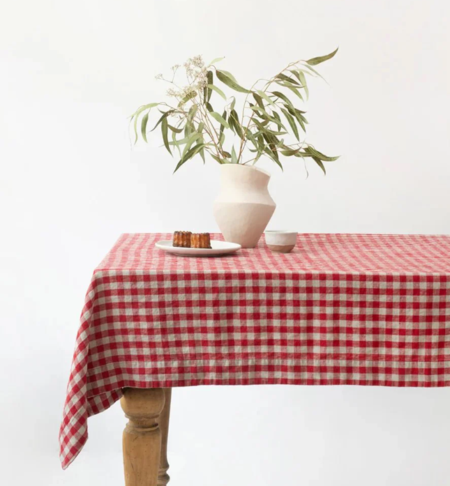 Leinen Tischtuch 140x140cm