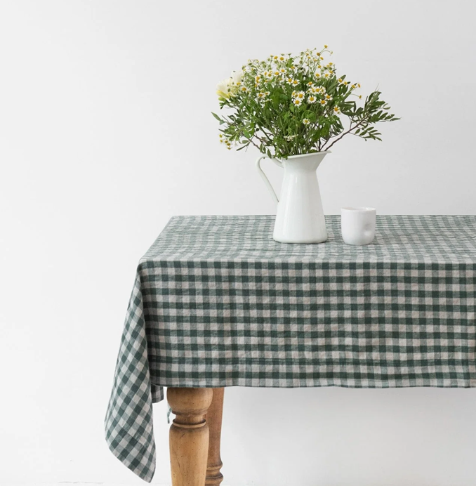 Leinen Tischtuch 140x140cm