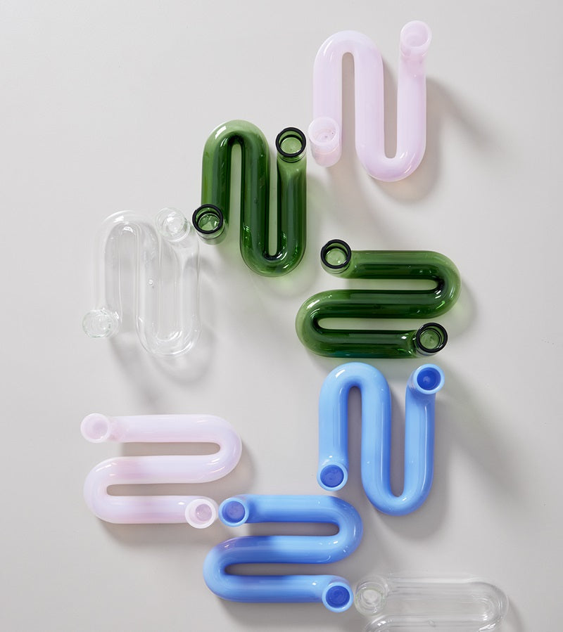 Kerzenständer Wave Glas