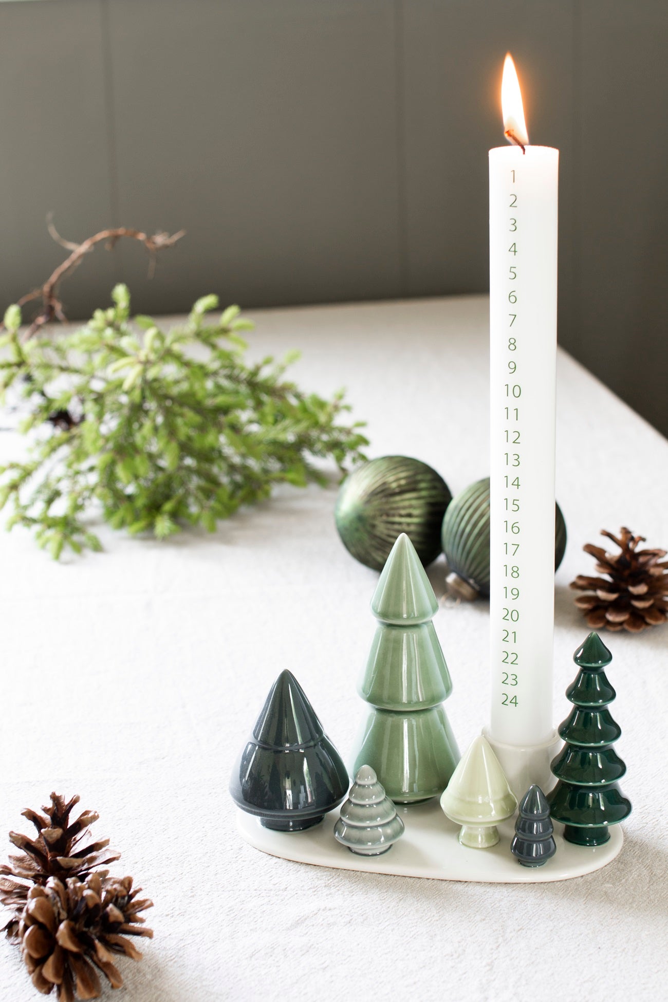 Kerze Adventskalender 3cm