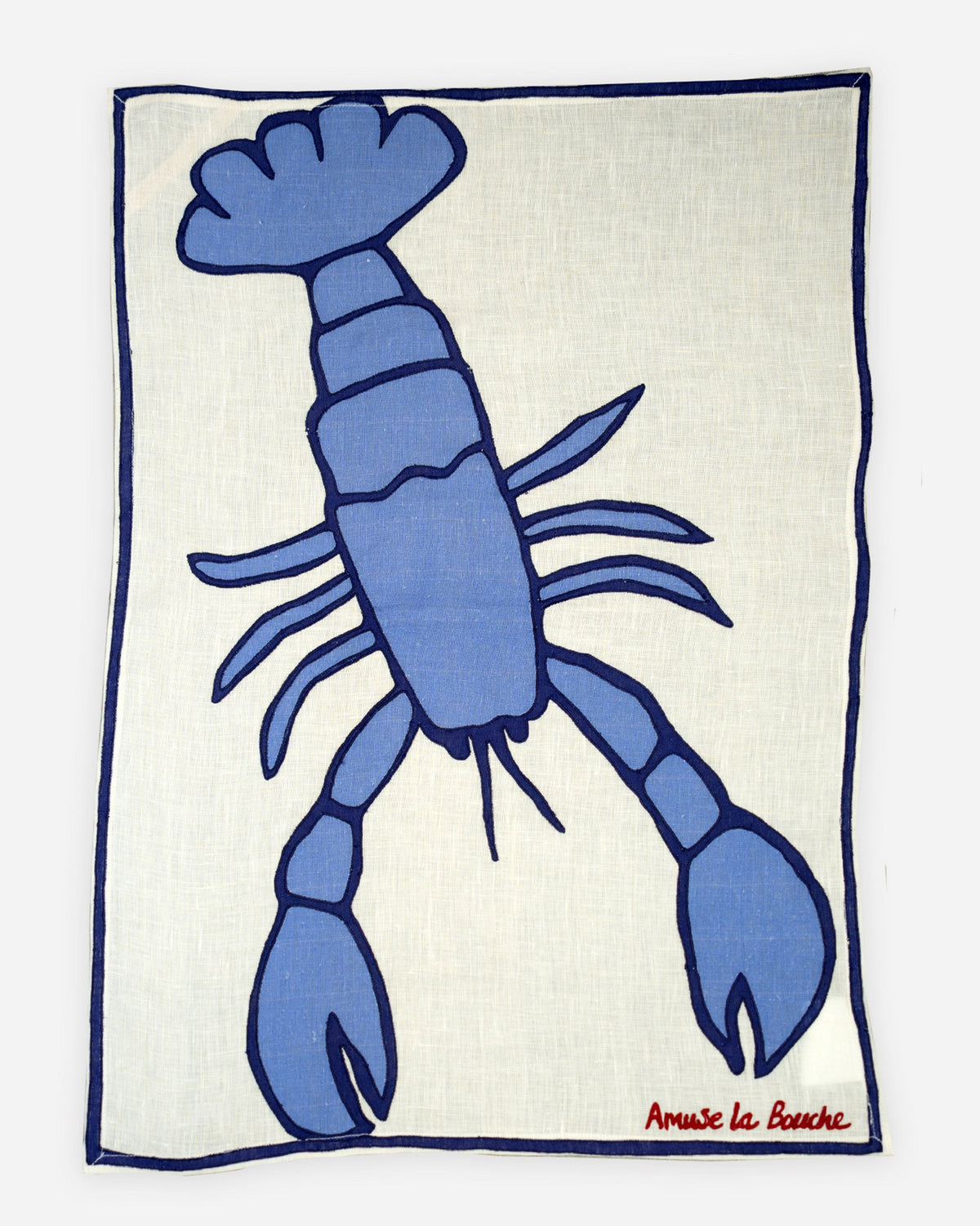 Geschirrtuch Lobster blau
