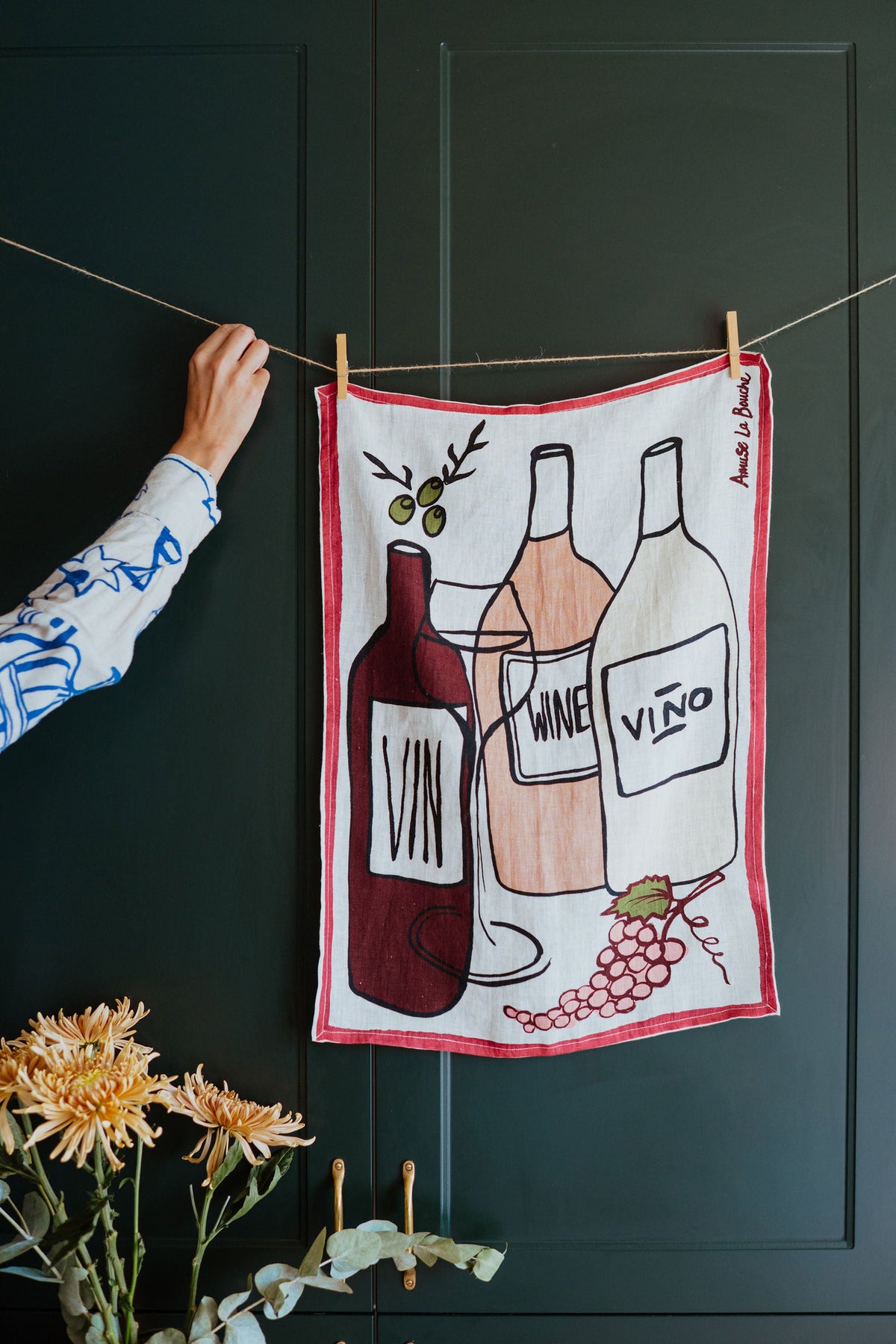Geschirrtuch Wine