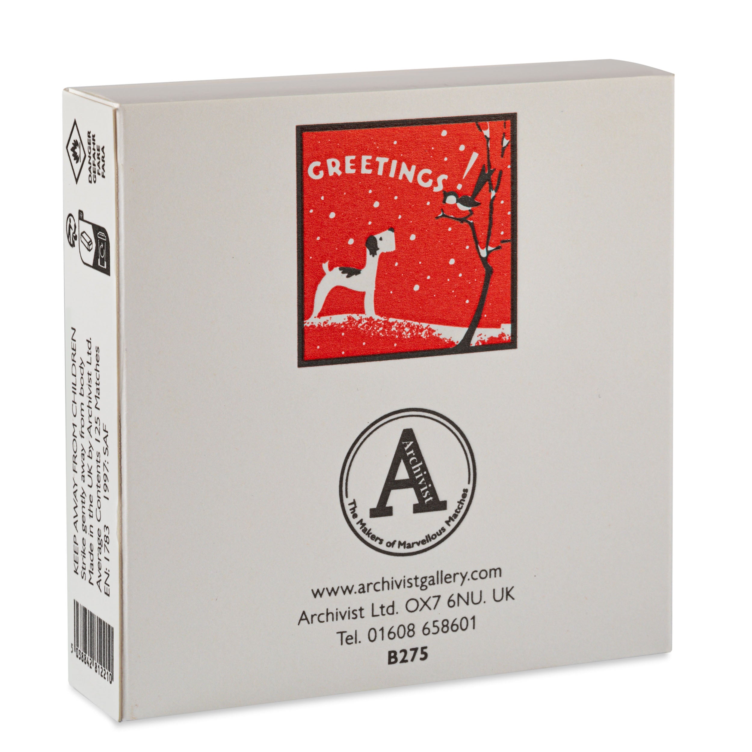 Streichhölzer Winter Greetings