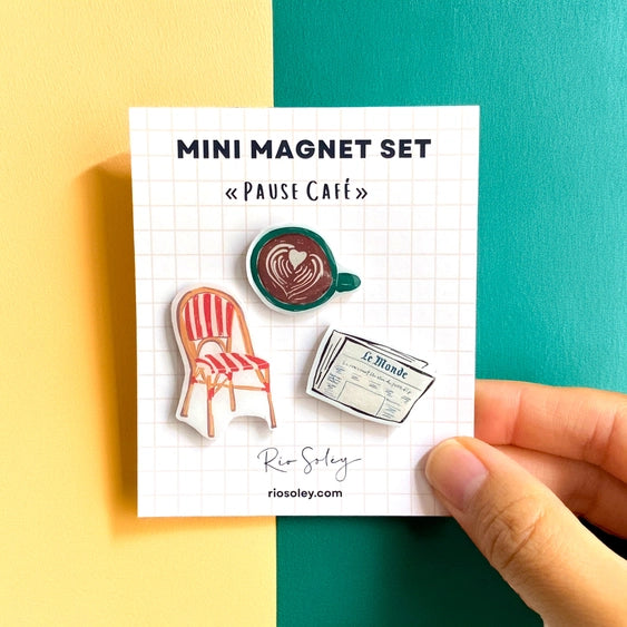 Mini Magnet Set - Pause Cafe