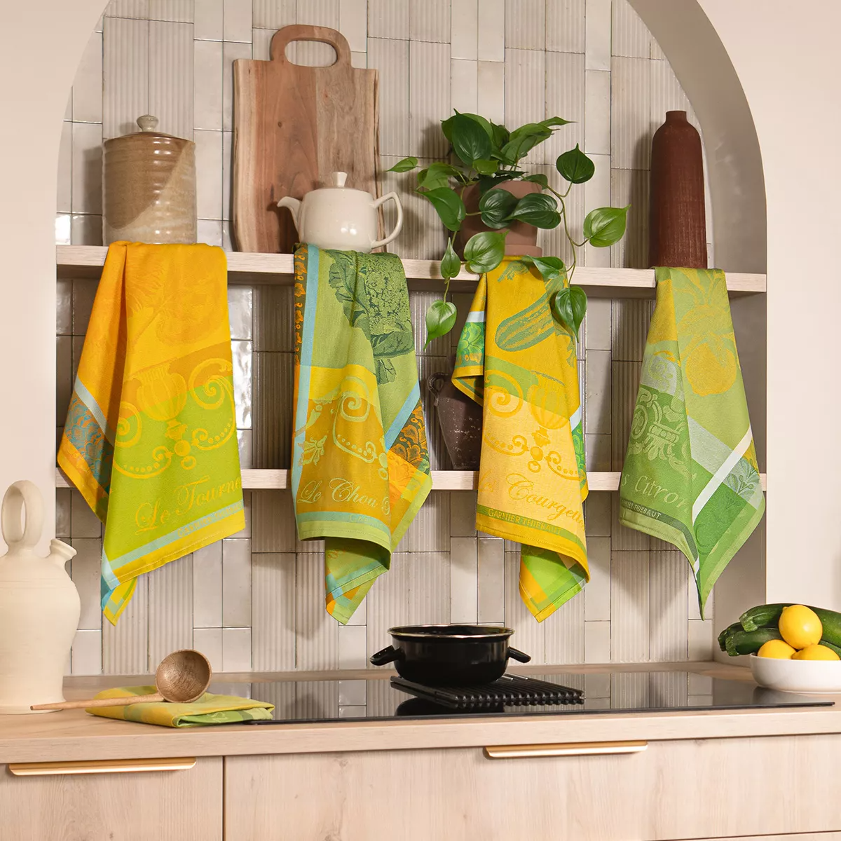Geschirrtuch les Courgettes