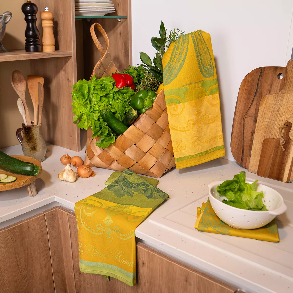 Geschirrtuch les Courgettes