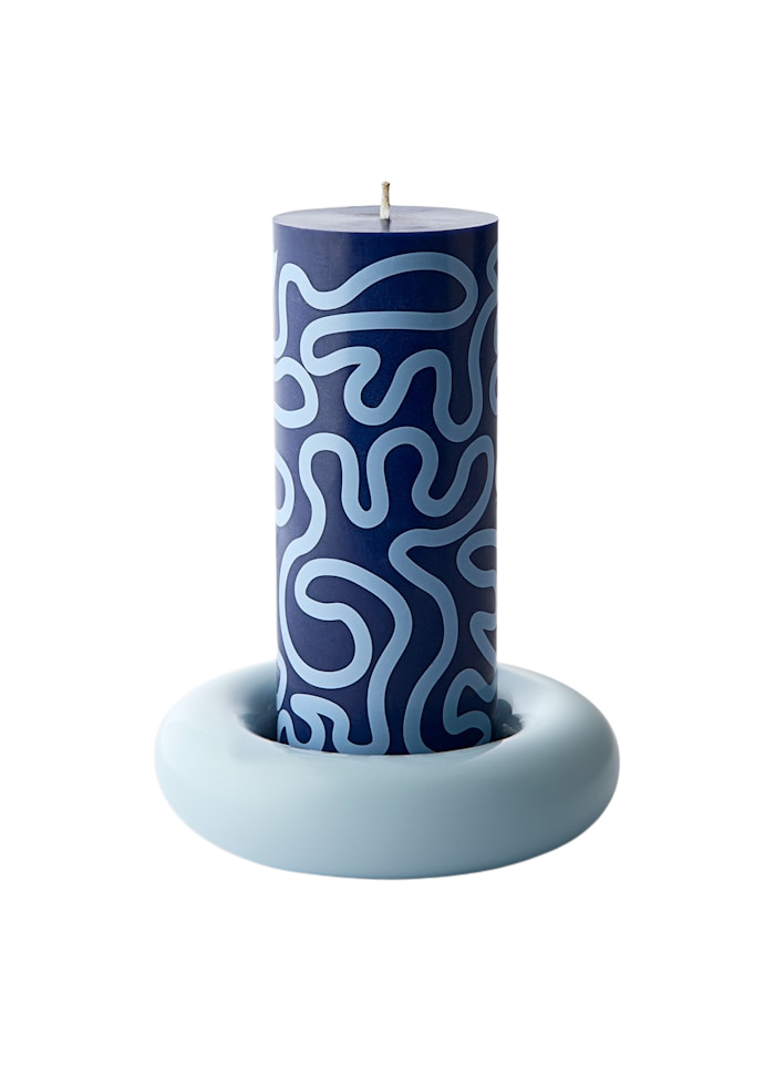 Keramik Kerzenhalter und Schälchen