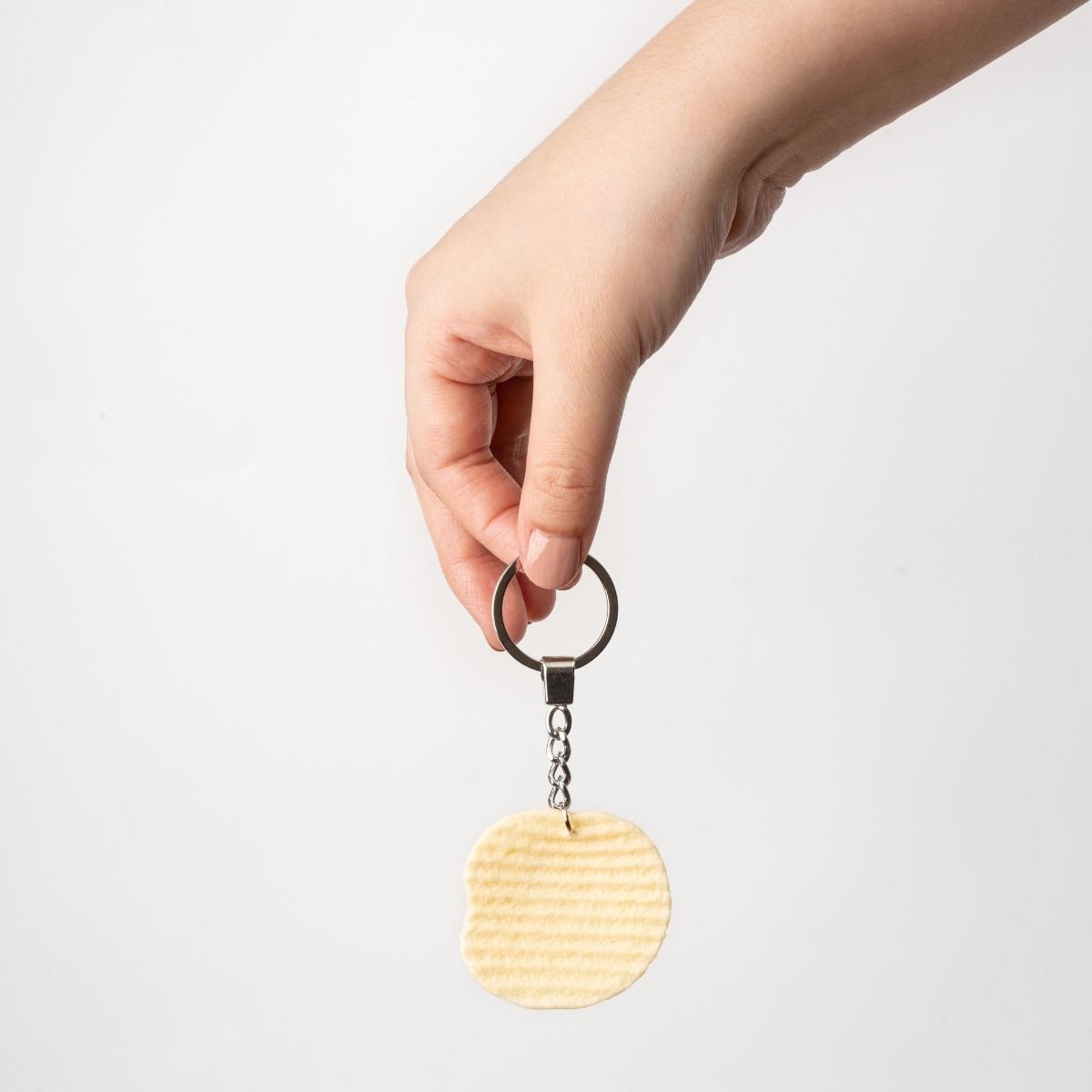 Schlüsselanhänger Kartoffelchip