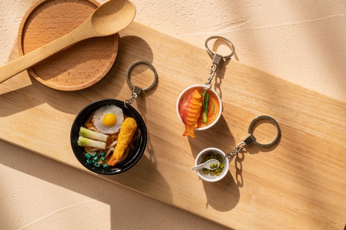 Schlüsselanhänger Tempura Noodle Soup
