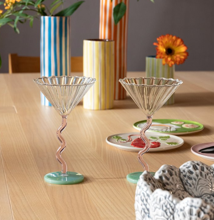 Glas Coupe Curve 2er Set