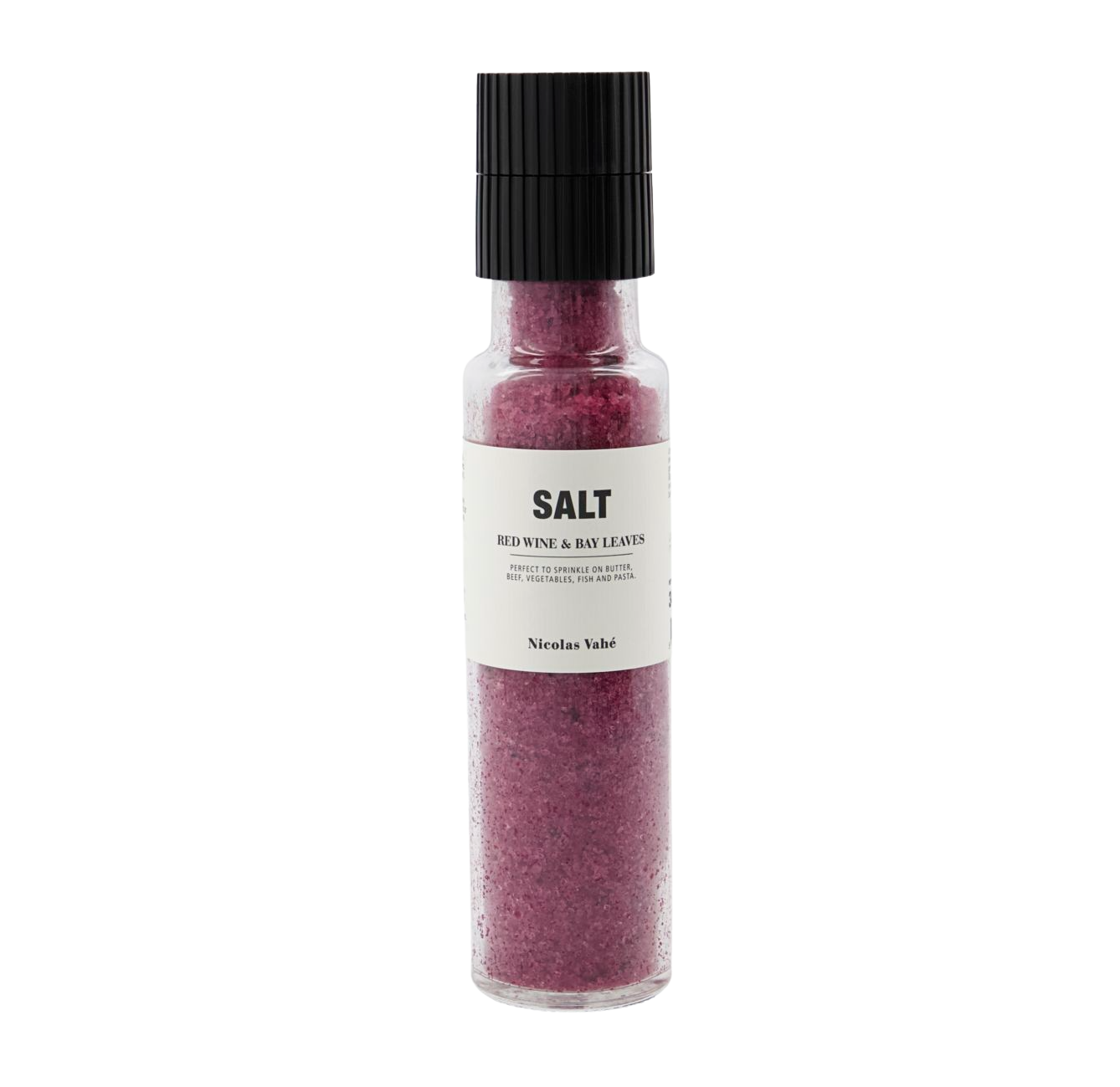 Salzmühle mit Rotwein & Lorbeerblätter