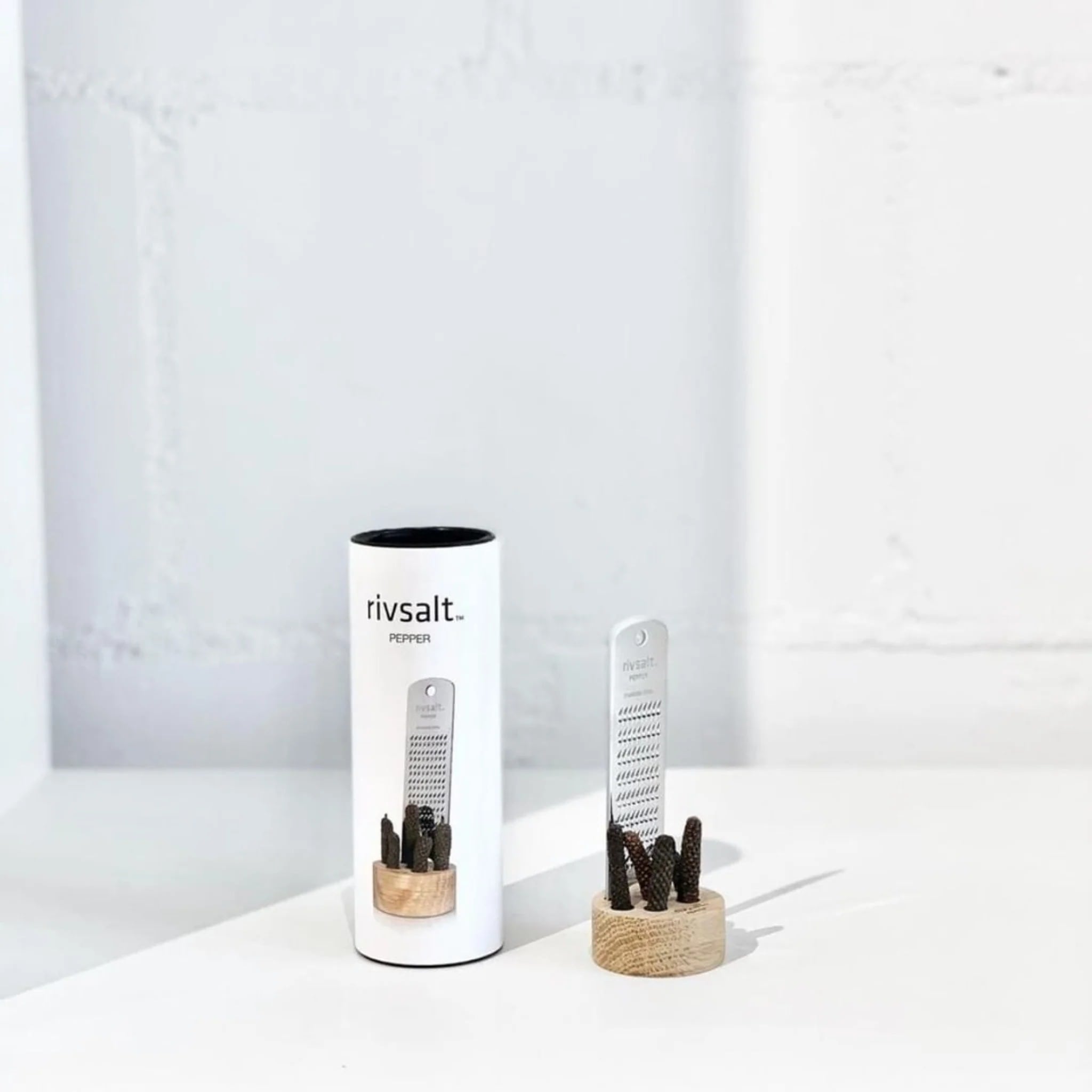 Pfefferreibe mit Stangenpfeffer