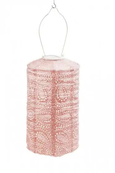 Solar Lampion Paisley Zylinder klein