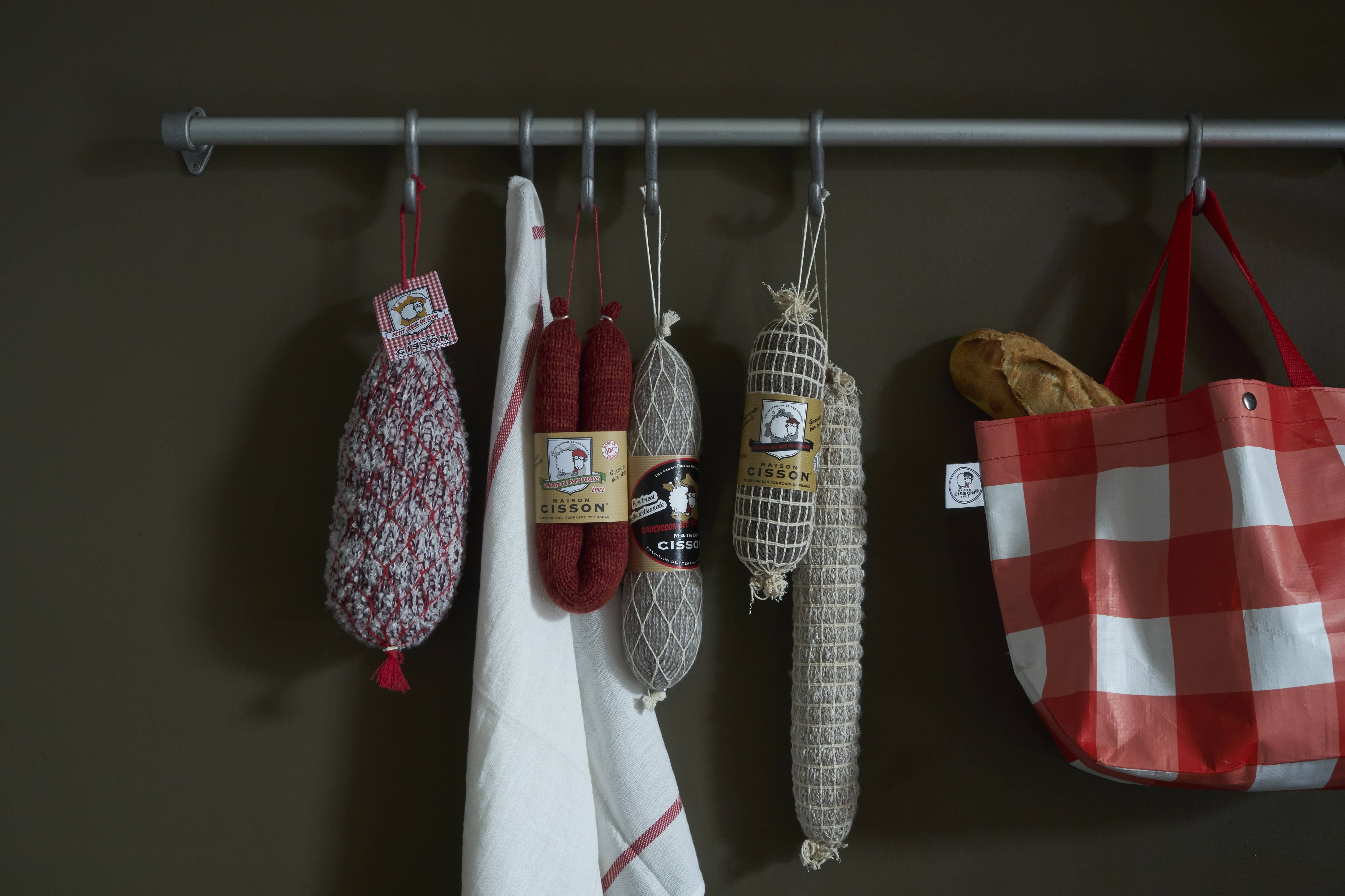 Wurst gestrickt "Le petit Jesus de Lyon"