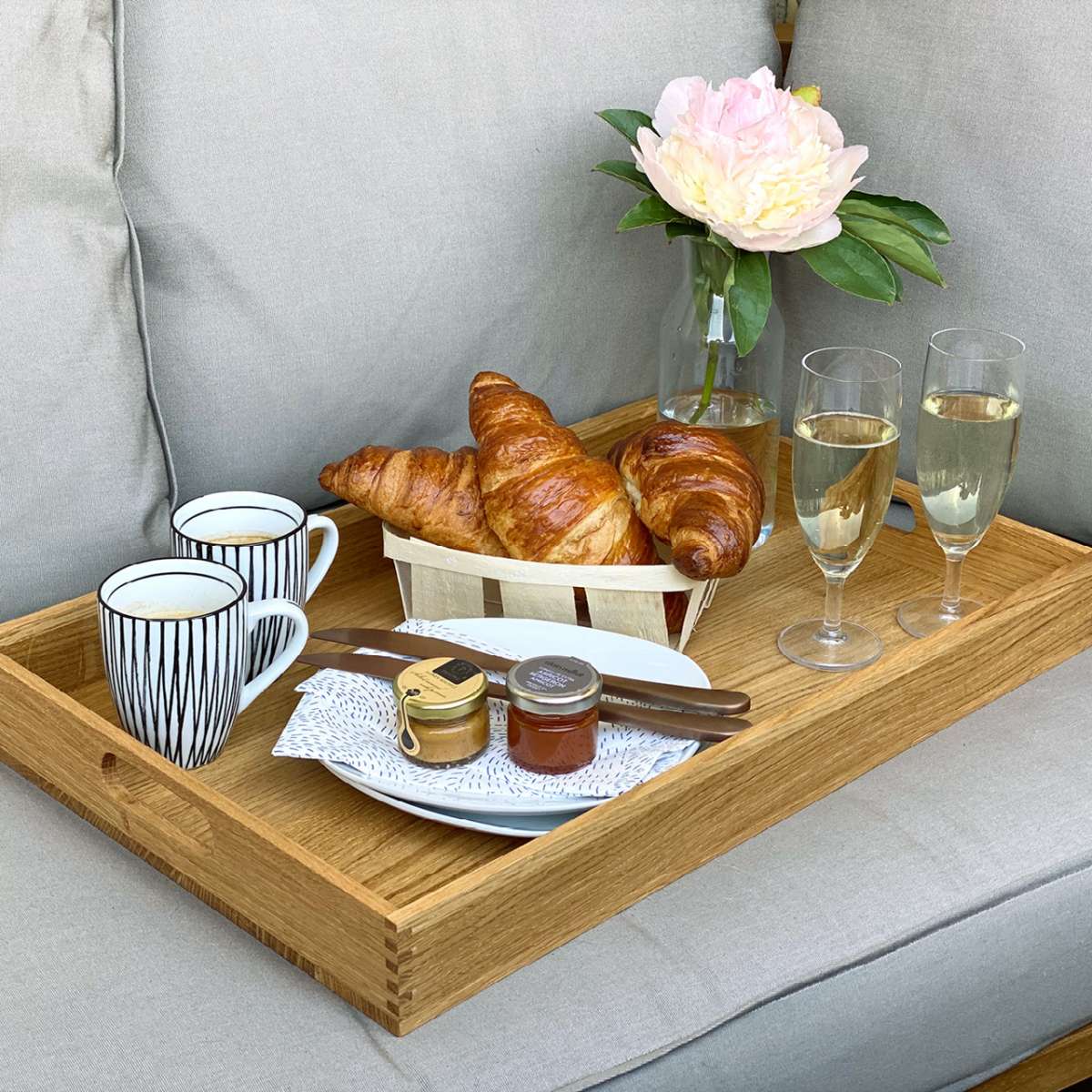 Serviertablett Esche