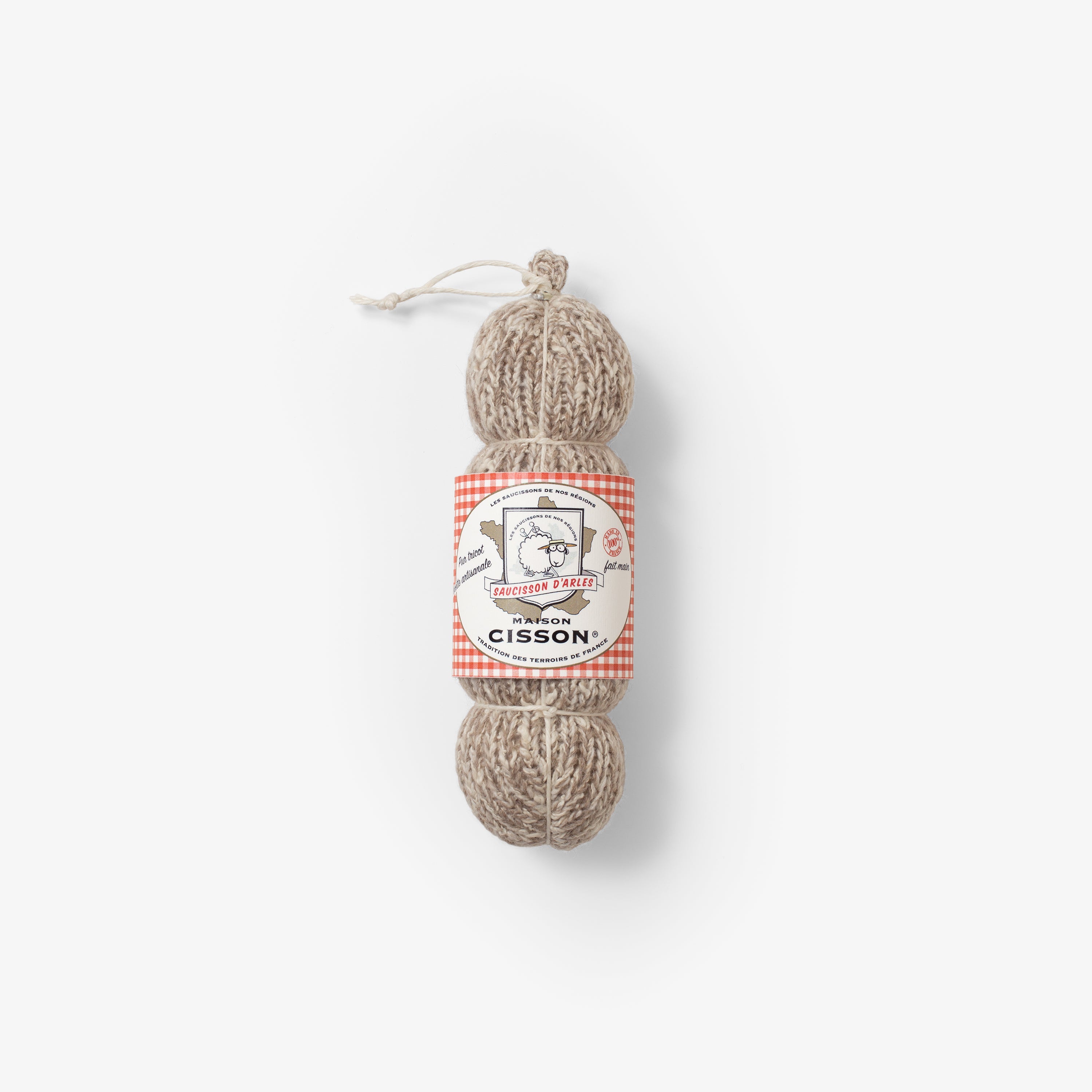 Wurst gestrickt "Le saucisson d’Arles"