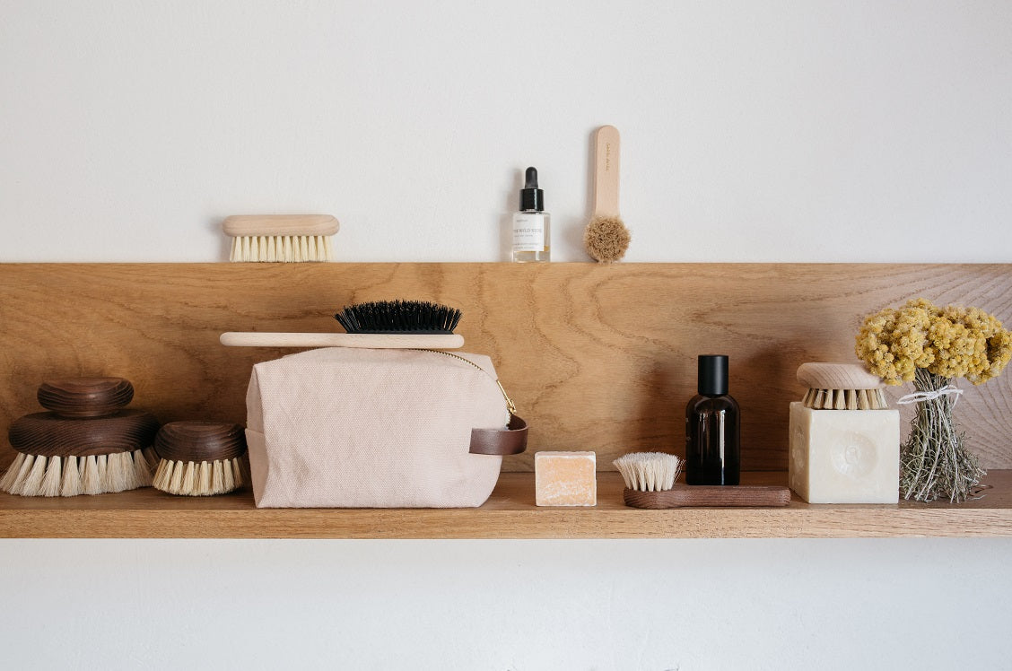 Gesichtsbürste Buche