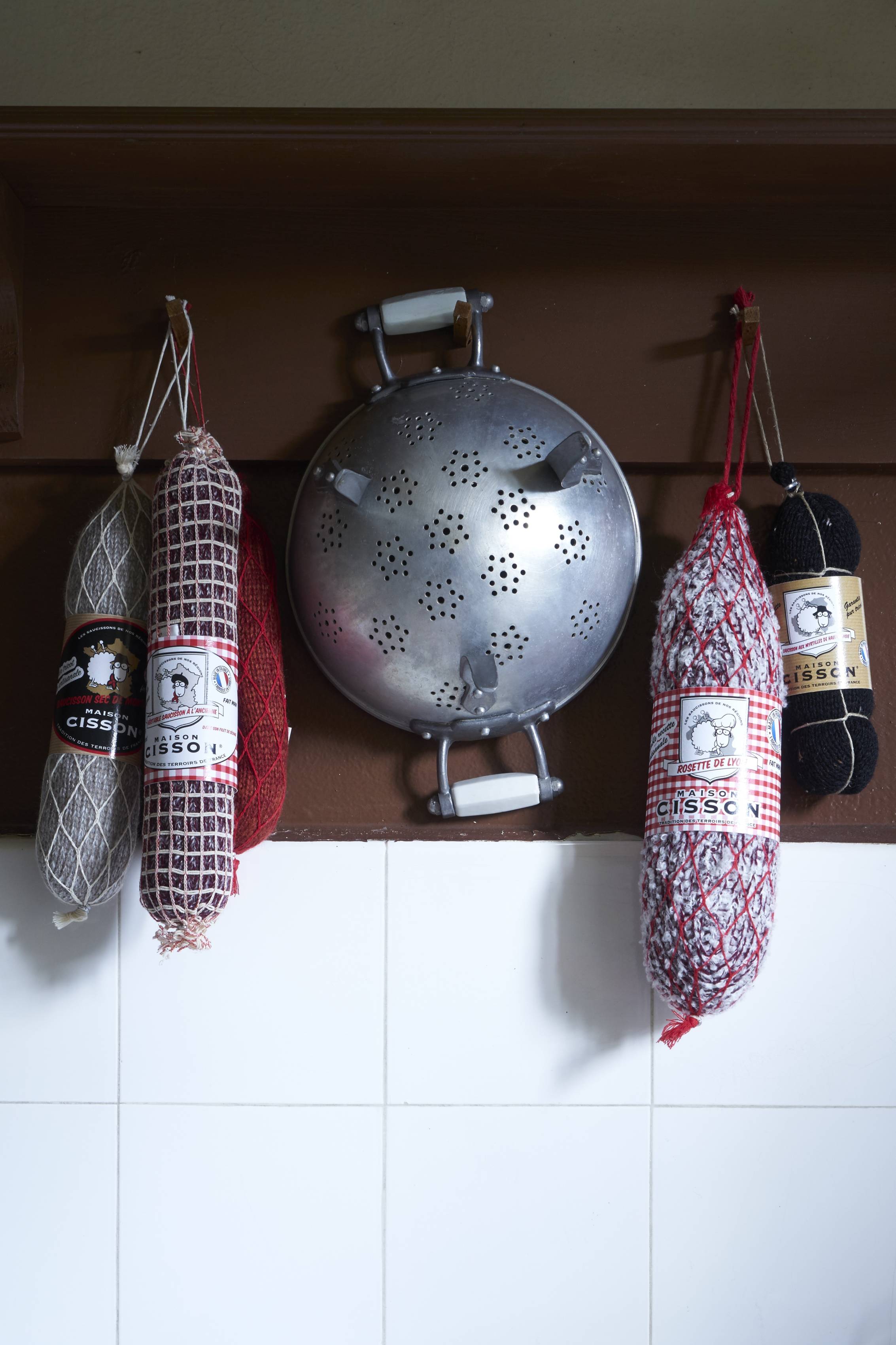 Wurst gestrickt "Le véritable saucisson à l'ancienne"