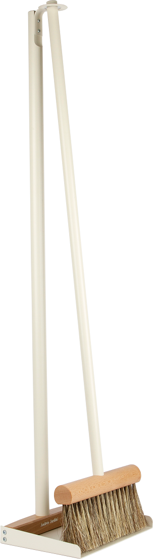 Kehrschaufel mit Besen natur