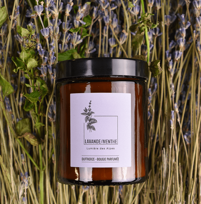 Duftkerze Lavendel/Minze