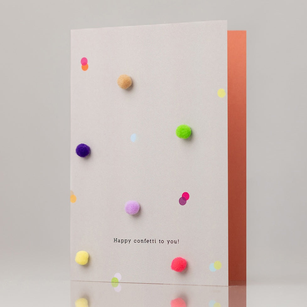 Postkarte Happy Confetti