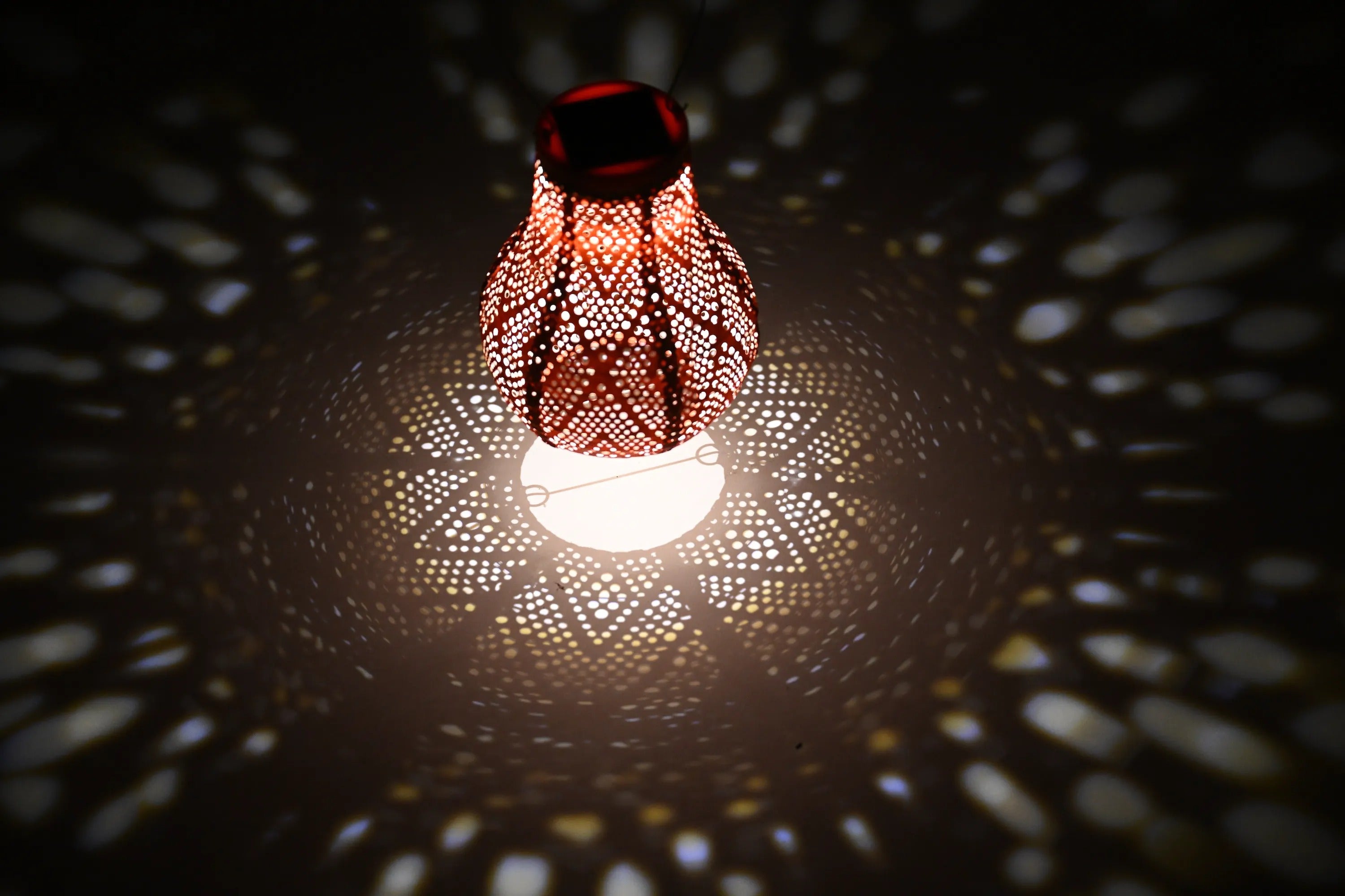 Solar Lampion Ikat Bulb