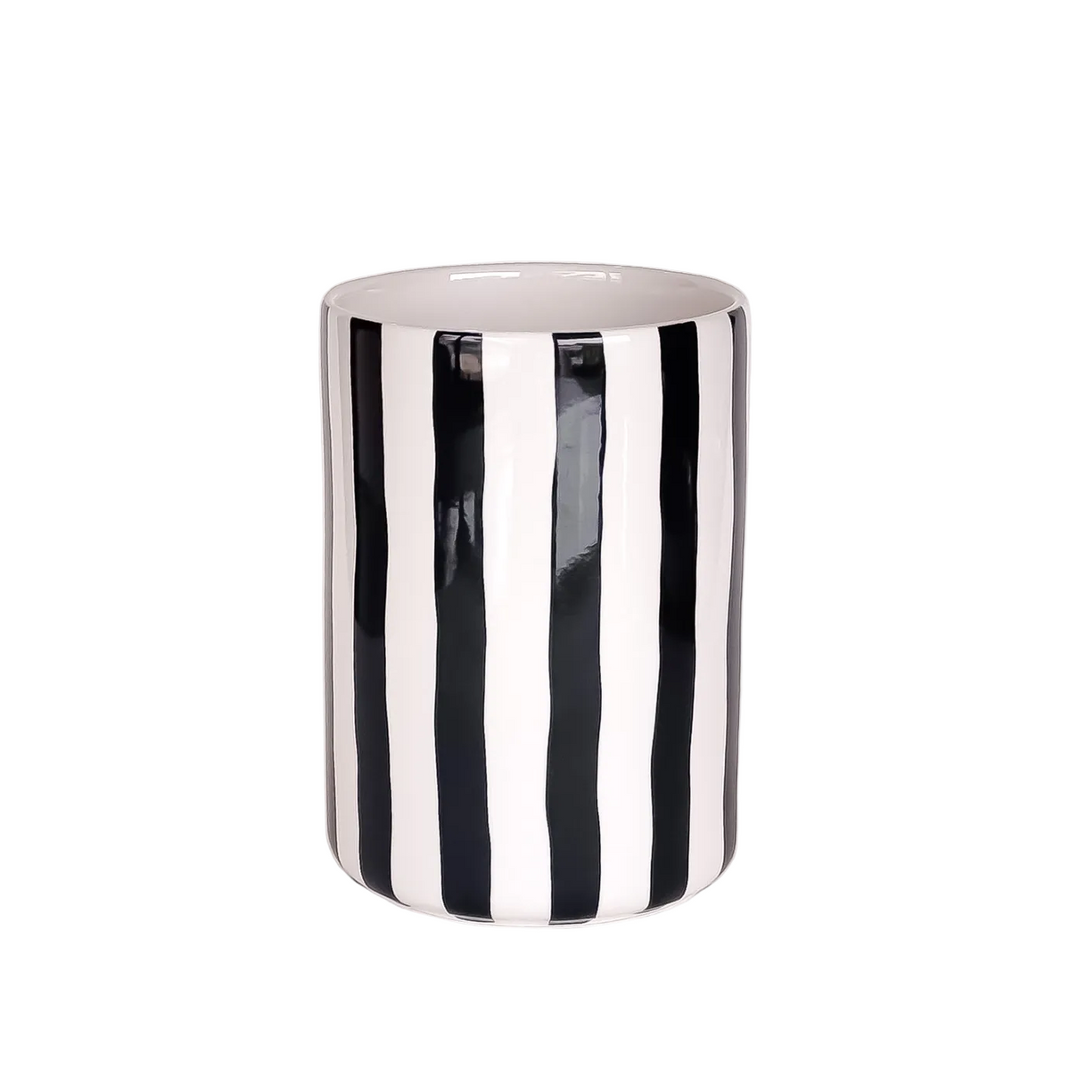 Vase mit Streifen