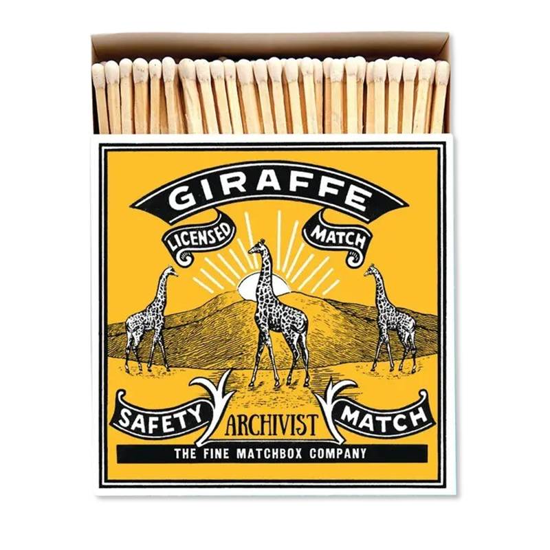 Streichhölzer Giraffe