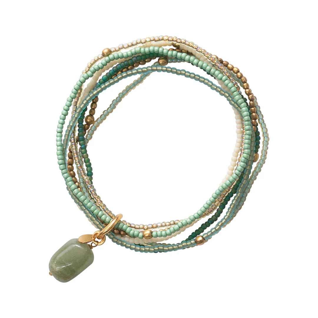 Armband Nirmala Aventurine grün