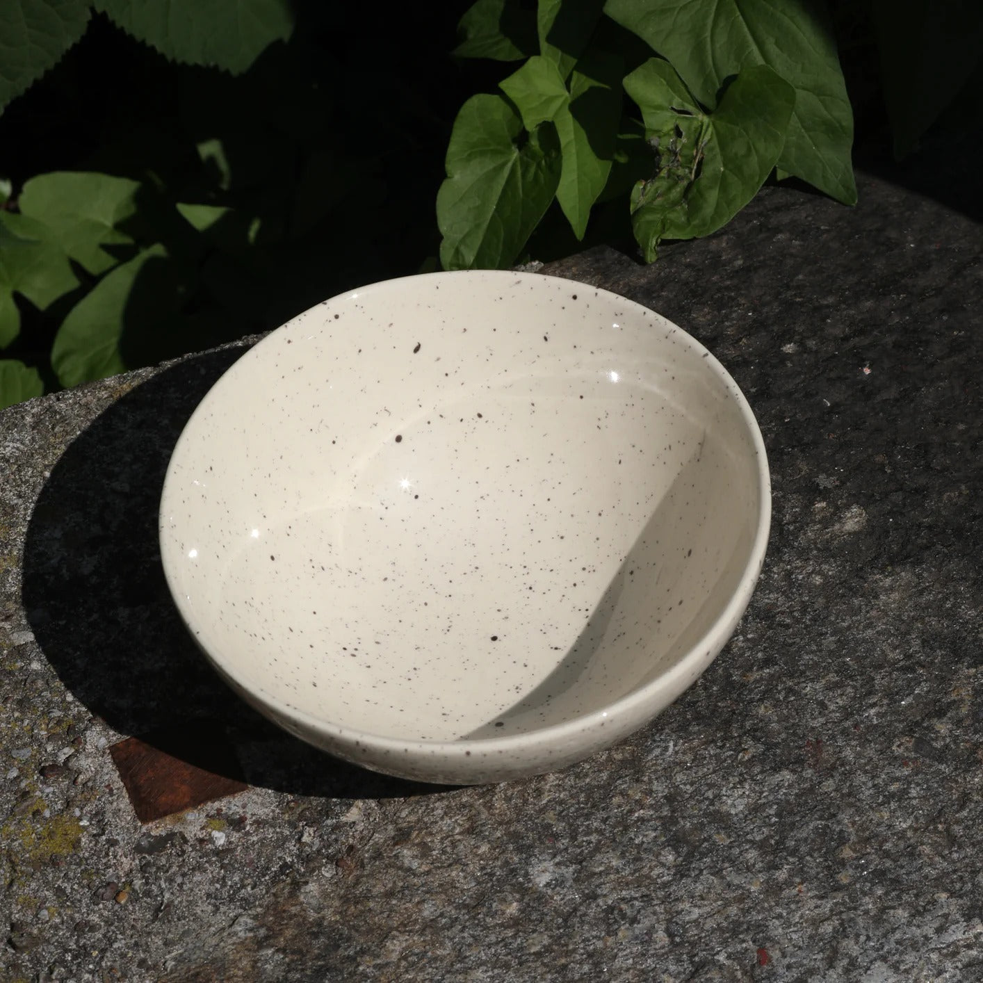 Müesli Bowl konisch Black Dots