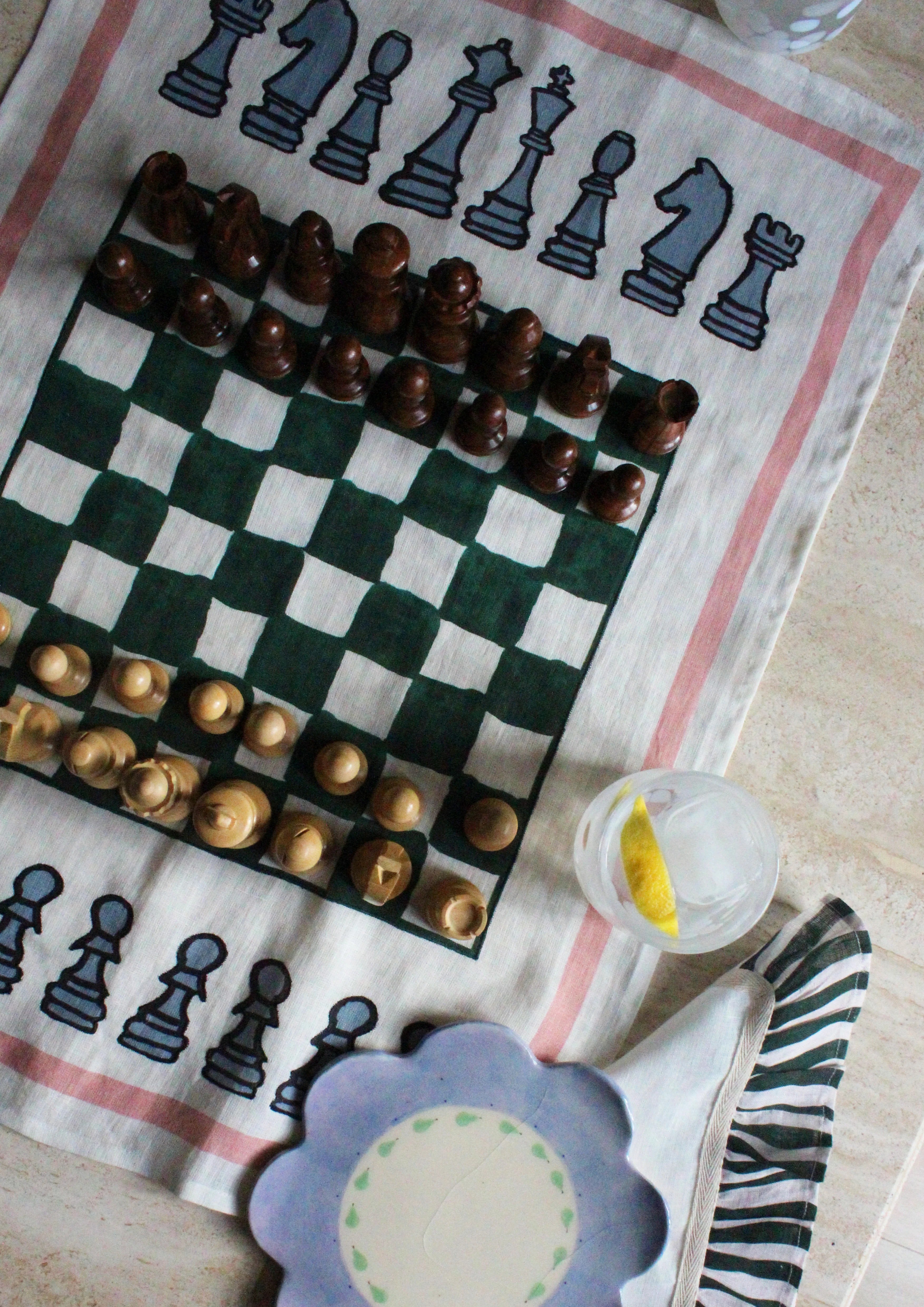 Geschirrtuch Chess