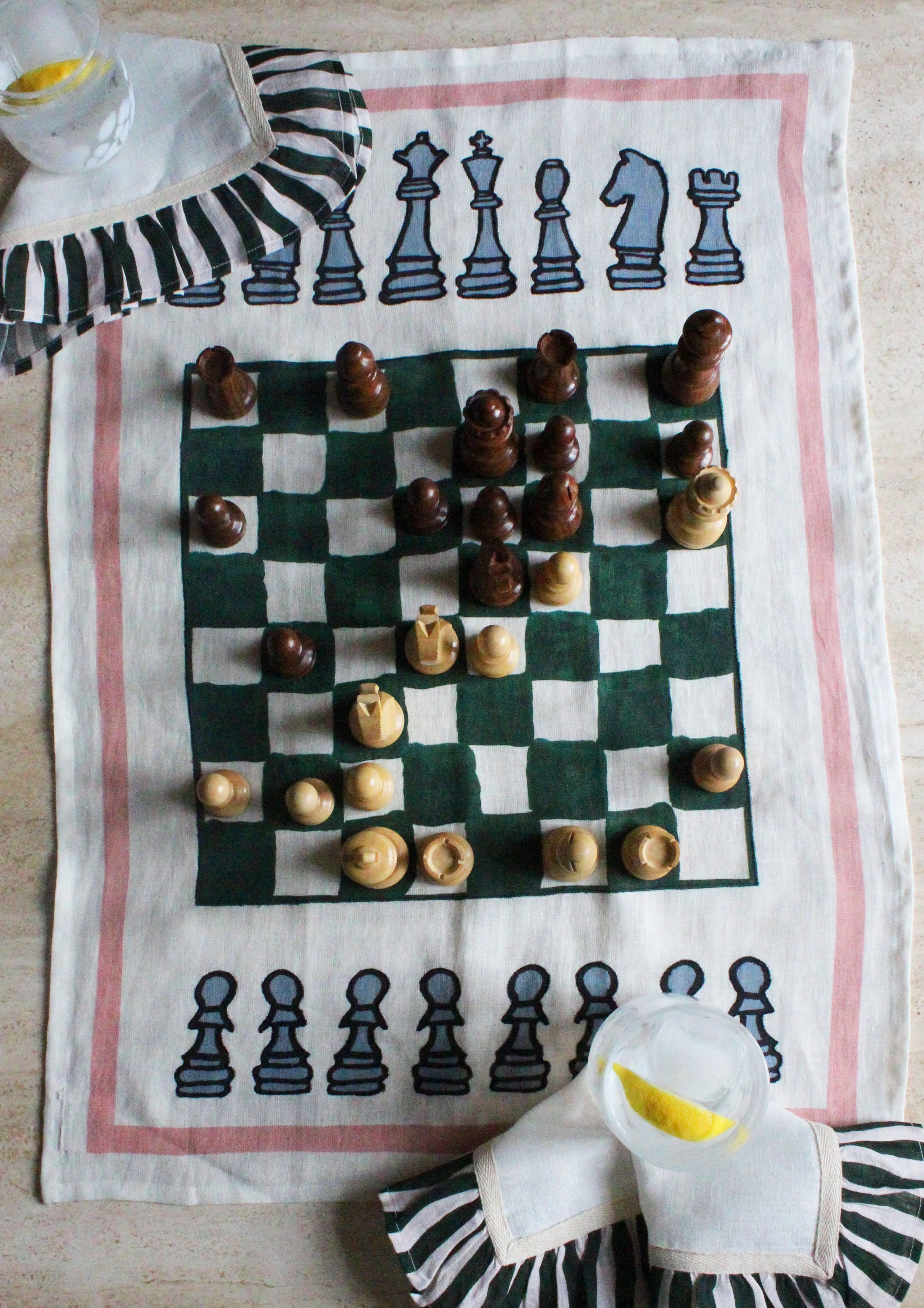 Geschirrtuch Chess