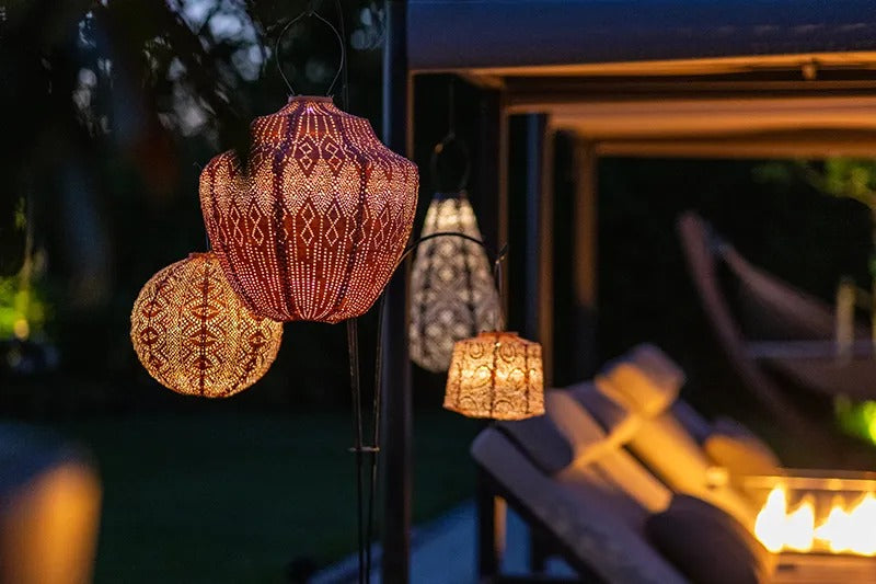 Solar Lampion Occult Can grün