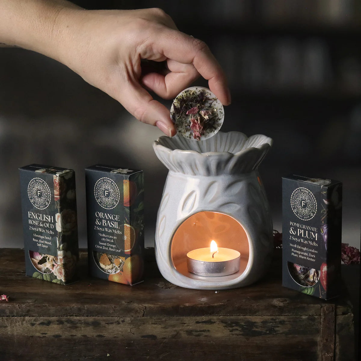 Duftwachs Wax Melts Geschenkset inkl. Brenner