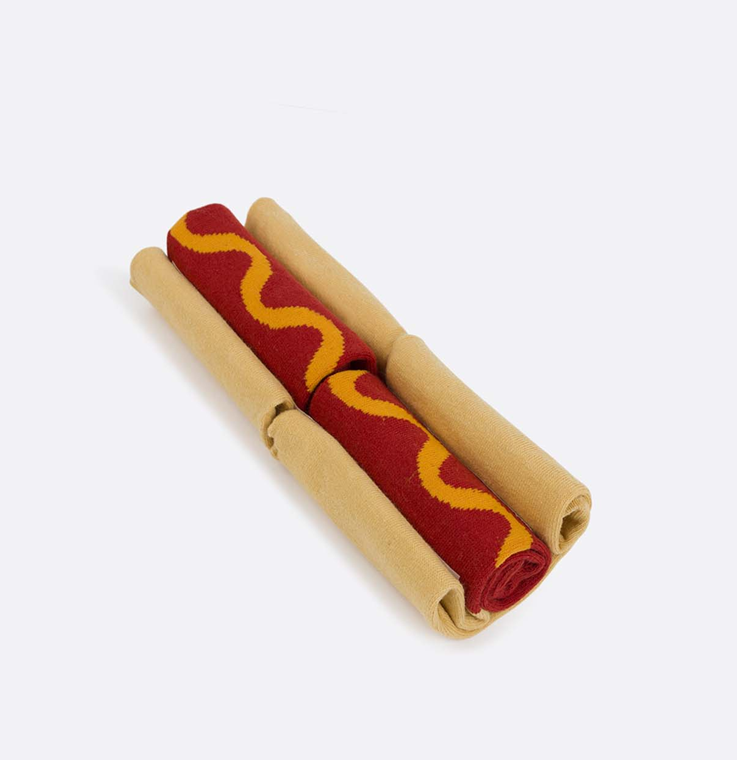 Socken Hot Dog