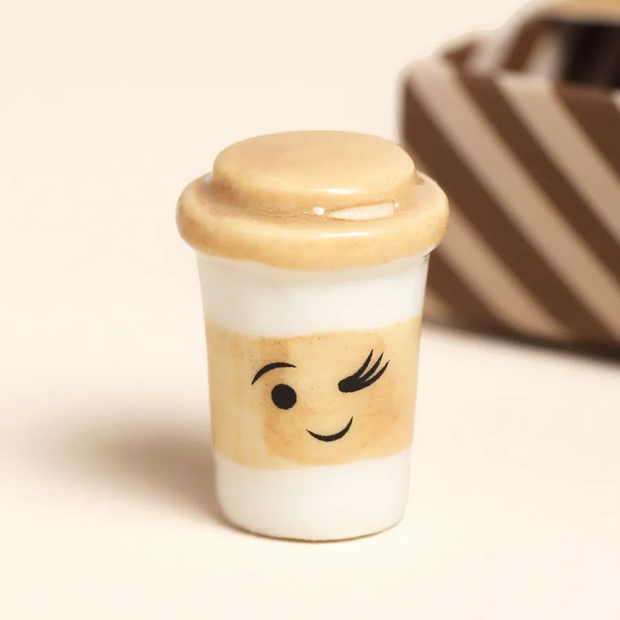 Glücksbringer Keramik Latte Macchiato