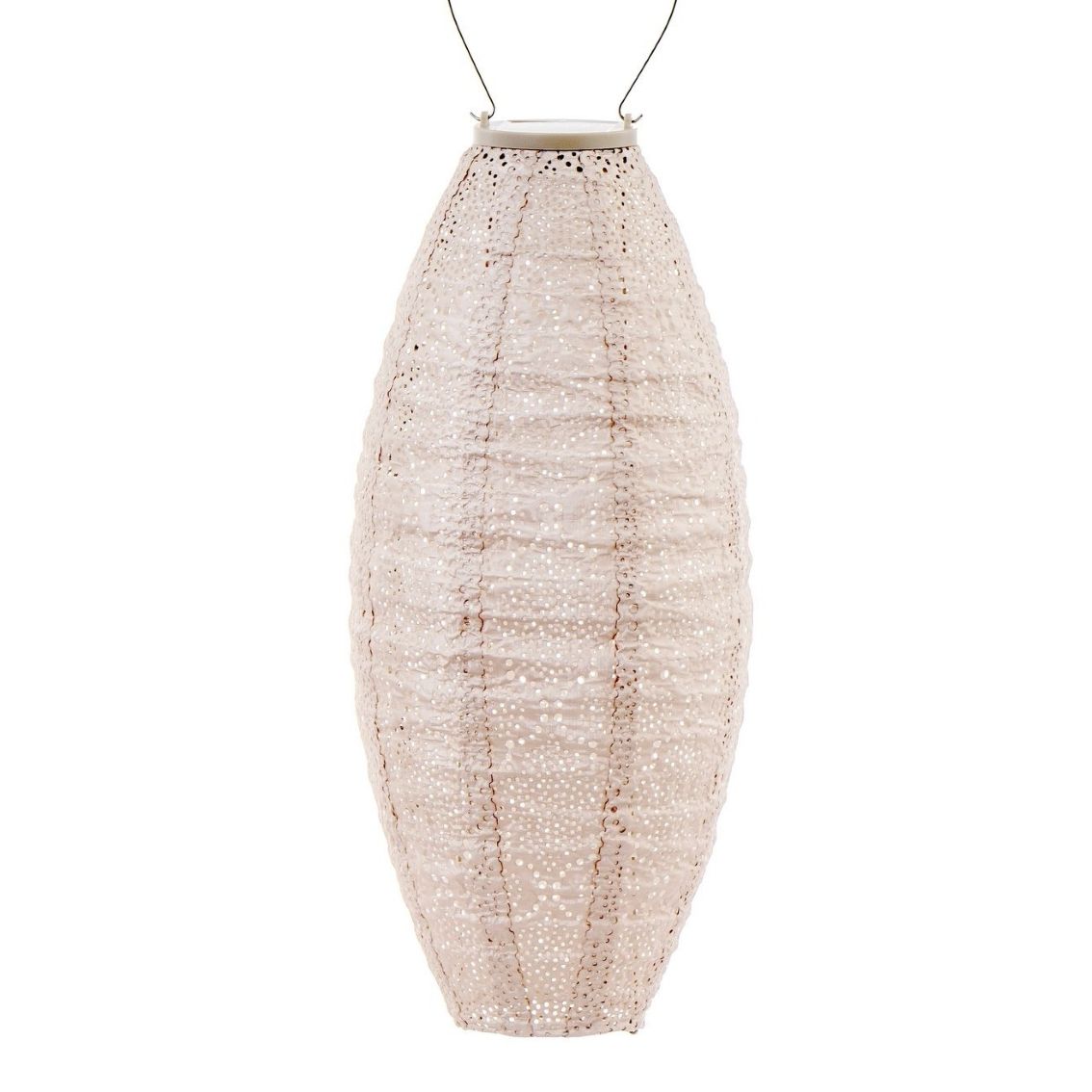 Solar Lampion Bazaar lang oval soft blush